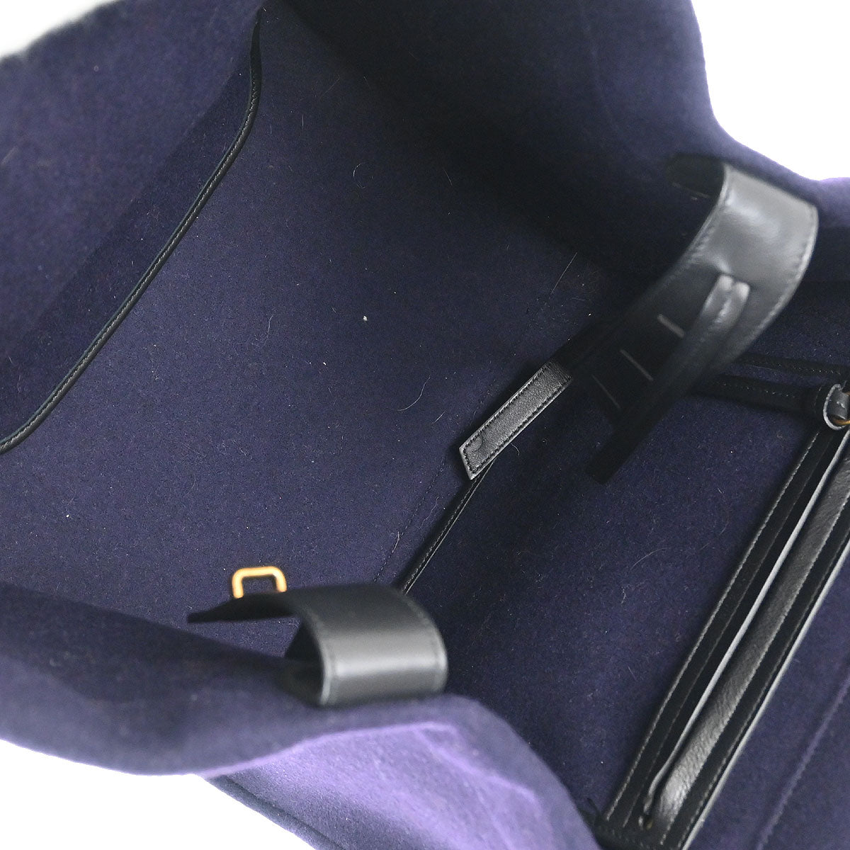 Celine Purple Felt Phantom Luggage Tote Bag