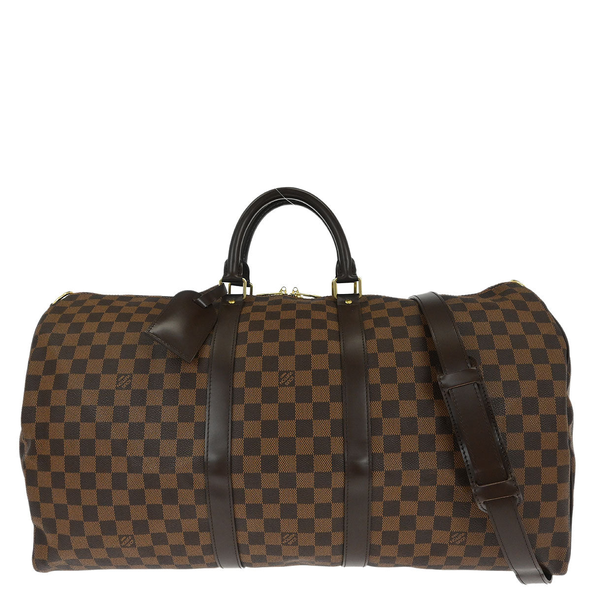 Louis Vuitton Damier Keepall Bandouliere 55 2way Shoulder Duffle Bag N41414
