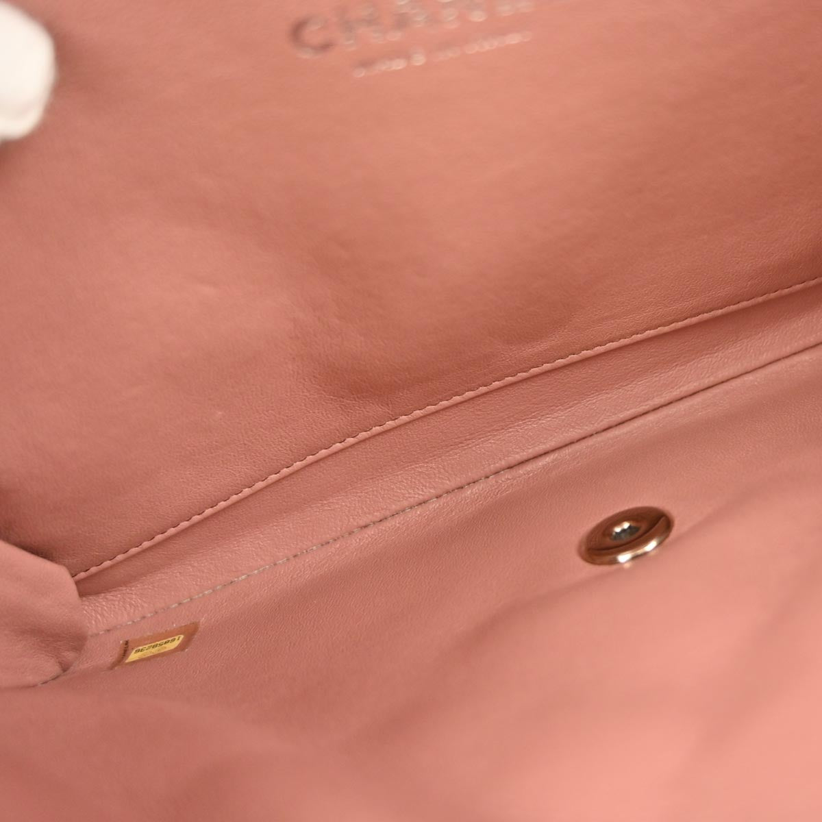 Chanel Bronze Striated Patent Leather Timeless Handbag