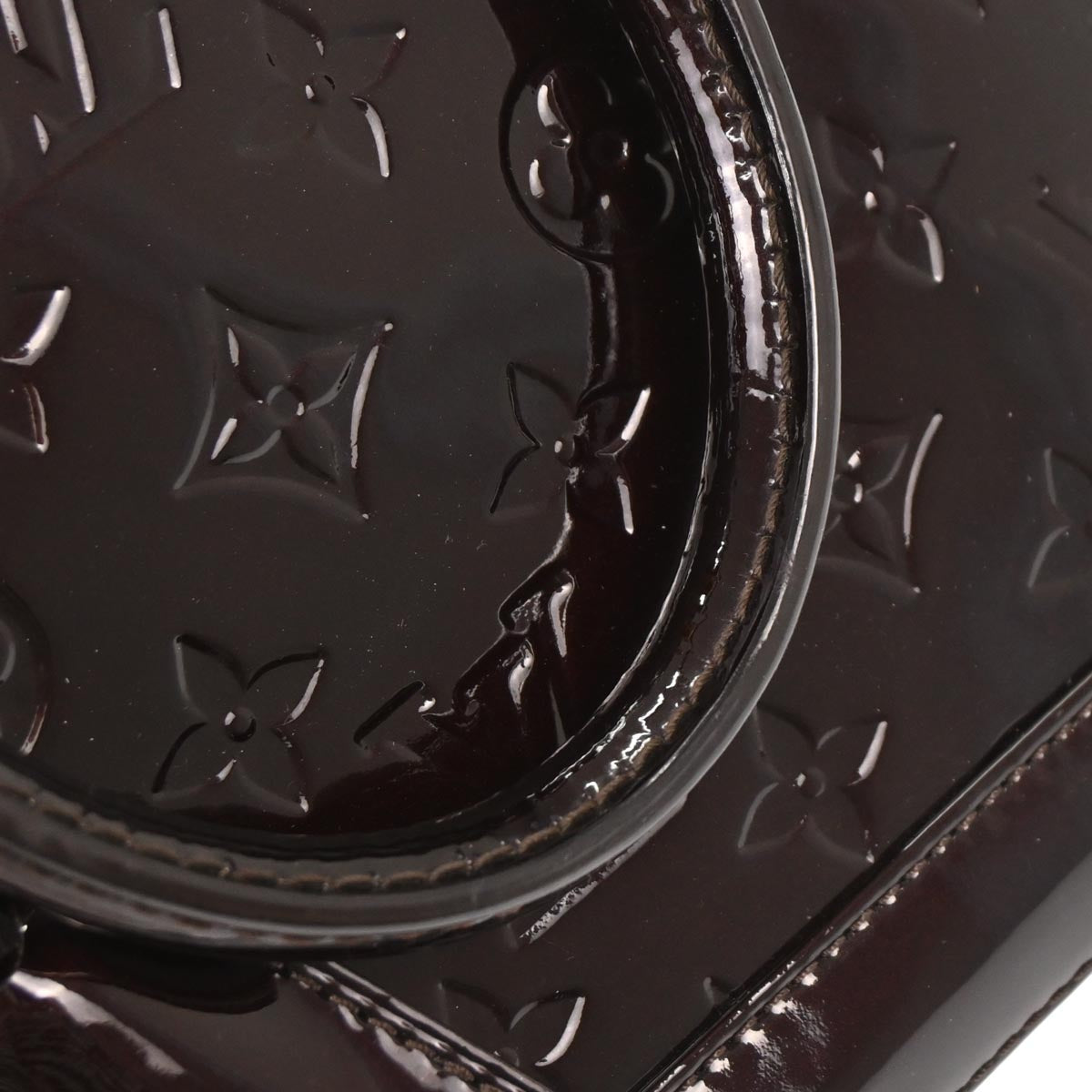 Louis Vuitton Dark Purple Vernis Alma BB 2way Shoulder Handbag M91678