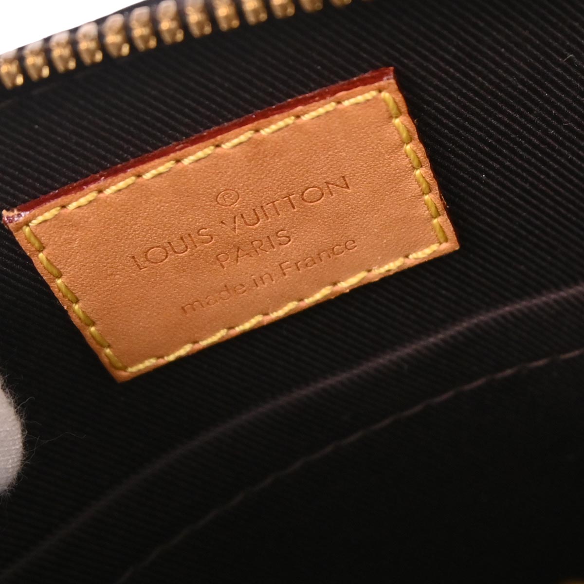 Louis Vuitton Dark Purple Vernis Alma BB 2way Shoulder Handbag M91678