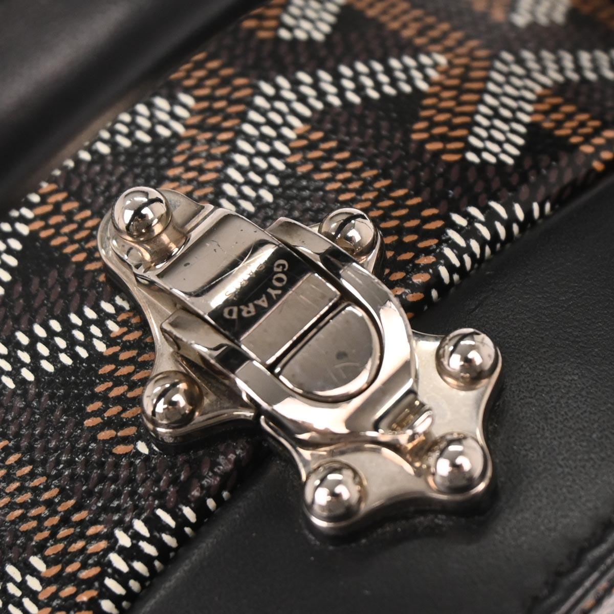 Goyard Black Alto Hatbox Trunk Bag 2way Shoulder Handbag