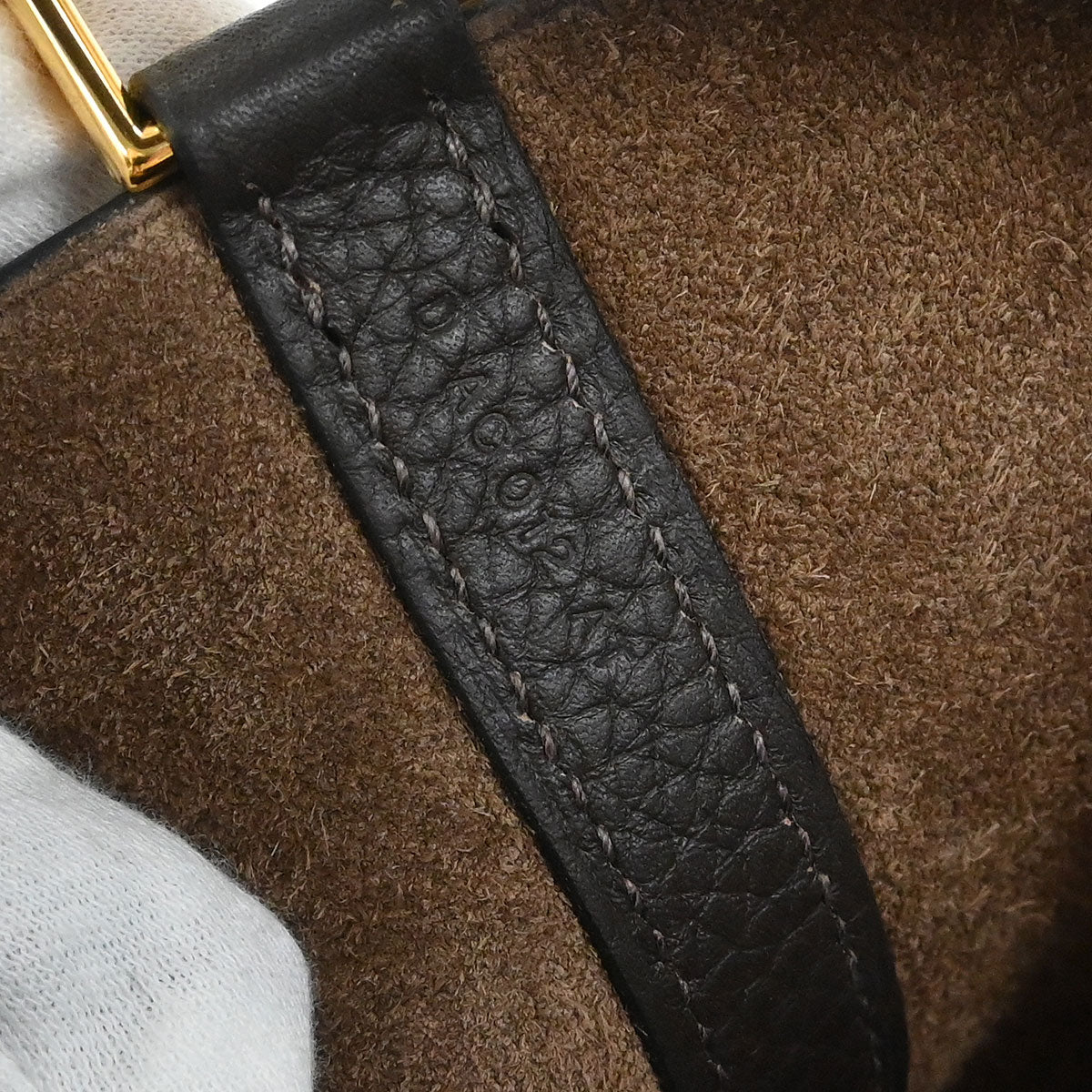 Hermes Chocolat Taurillon Clemence Picotin Lock 18 PM Handbag