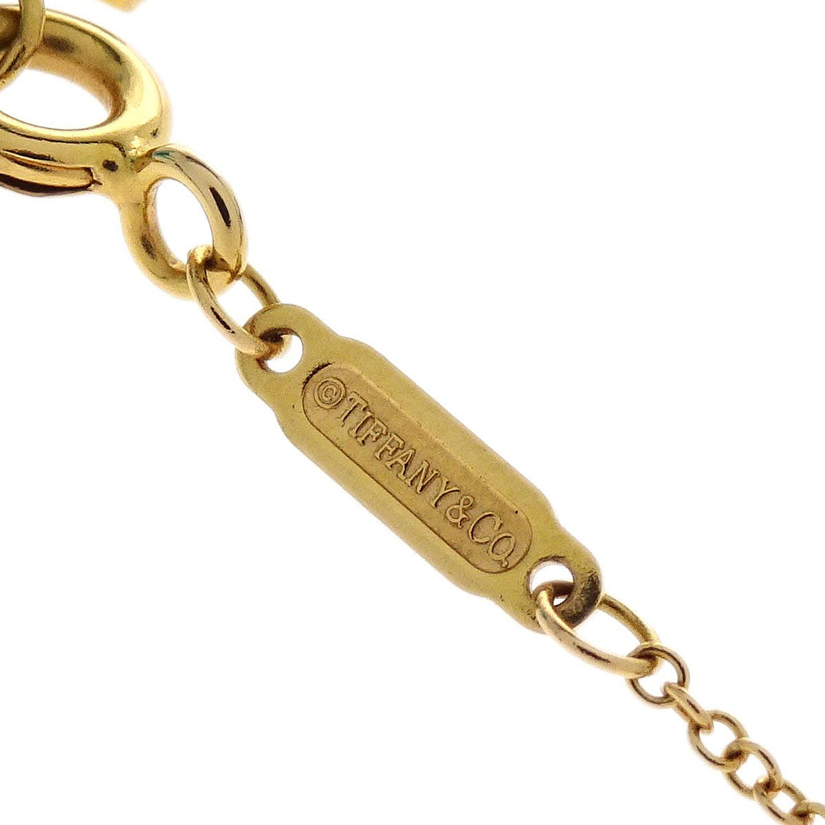 Tiffany & Co. T Smile Mini Pendant Necklace Au750 Diamond Jewelry