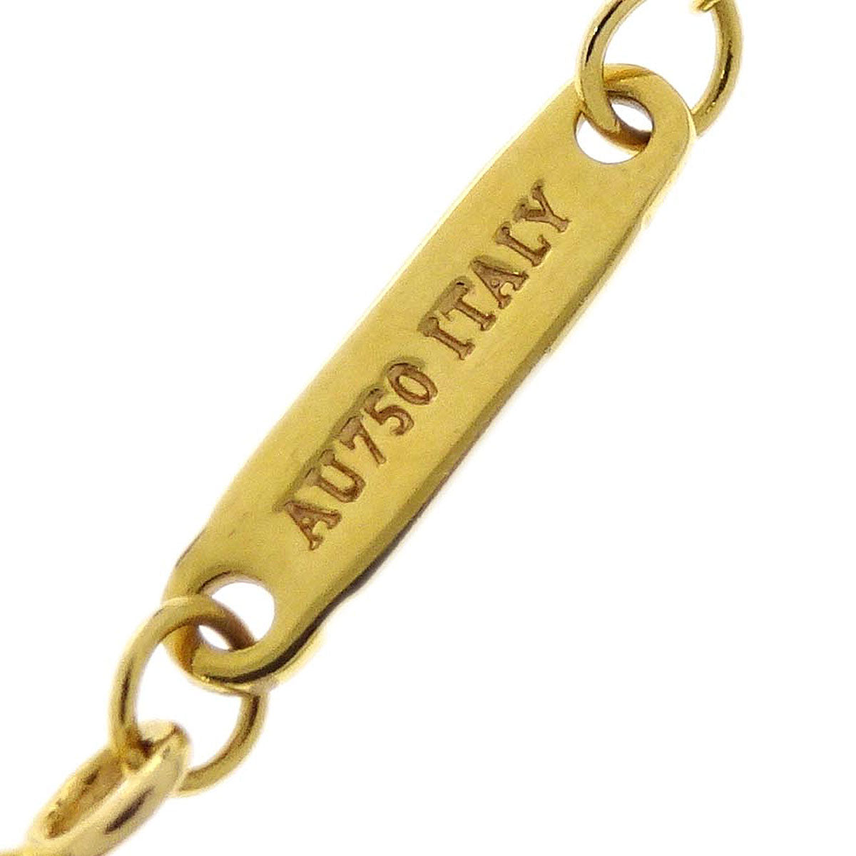 Tiffany & Co. T Smile Mini Pendant Necklace Au750 Jewelry