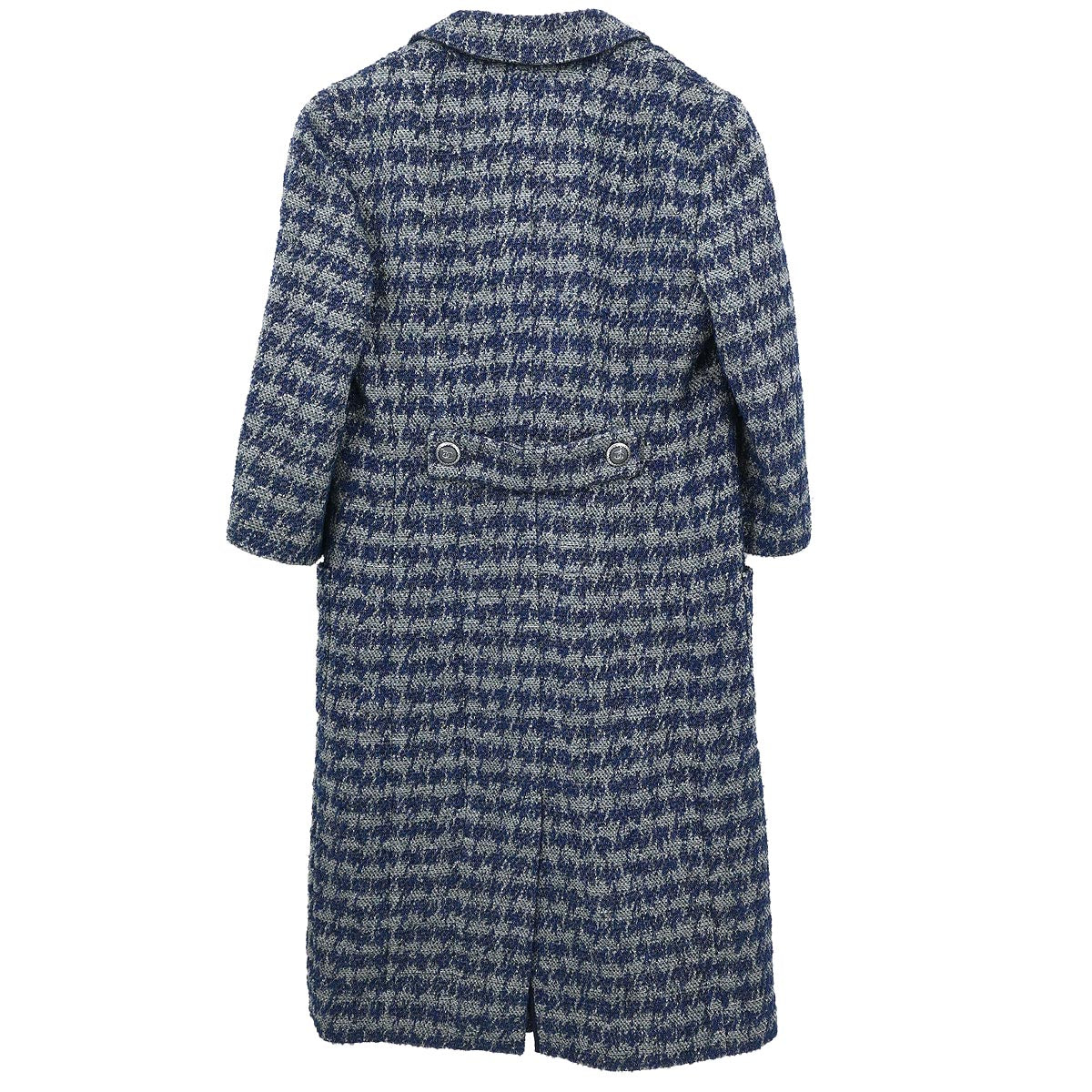 Chanel 2012 Double Breasted Coat Blue #36