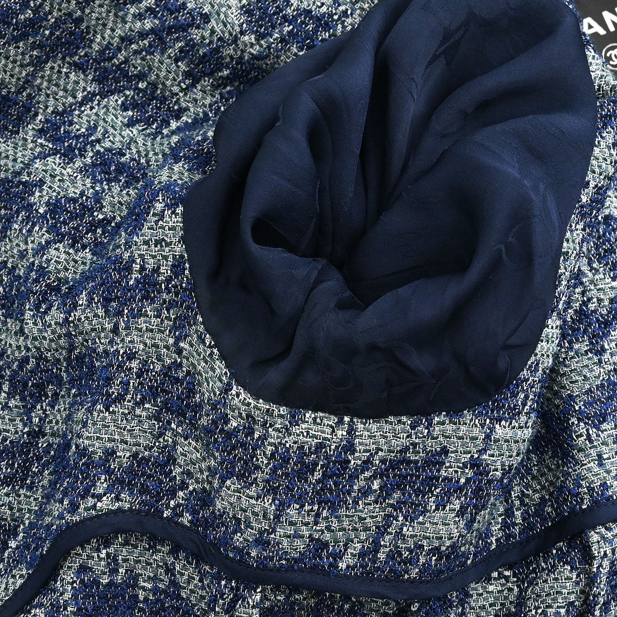 Chanel 2012 Double Breasted Coat Blue #36