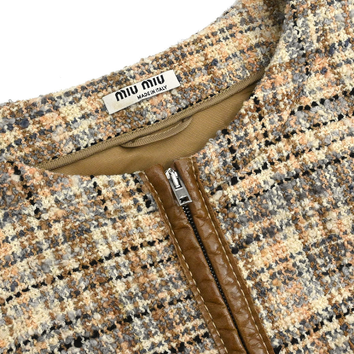 Miu Miu 2010 Zip Up Jacket Beige #36