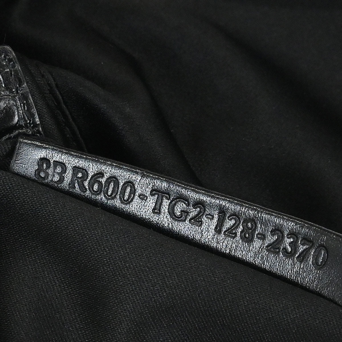 Fendi * Black Satin Crocodile Baguette Handbag