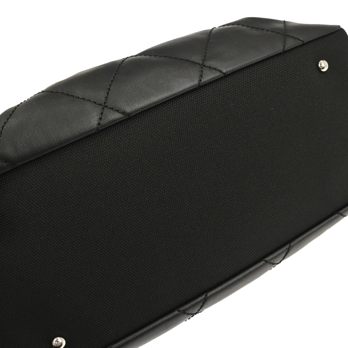 Chanel Black Coated Canvas Paris-Biarritz MM Tote Handbag