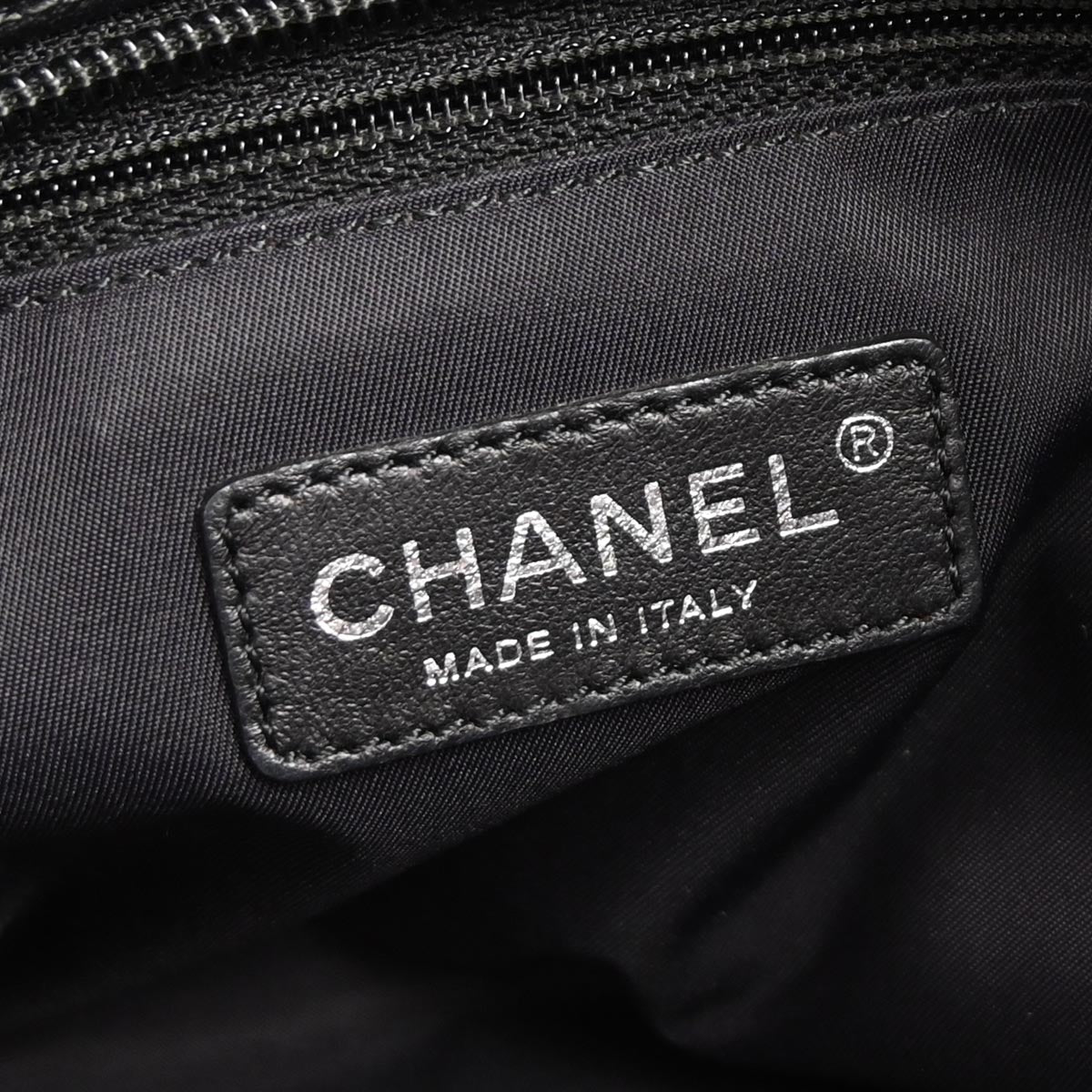 Chanel Black Coated Canvas Paris-Biarritz MM Tote Handbag