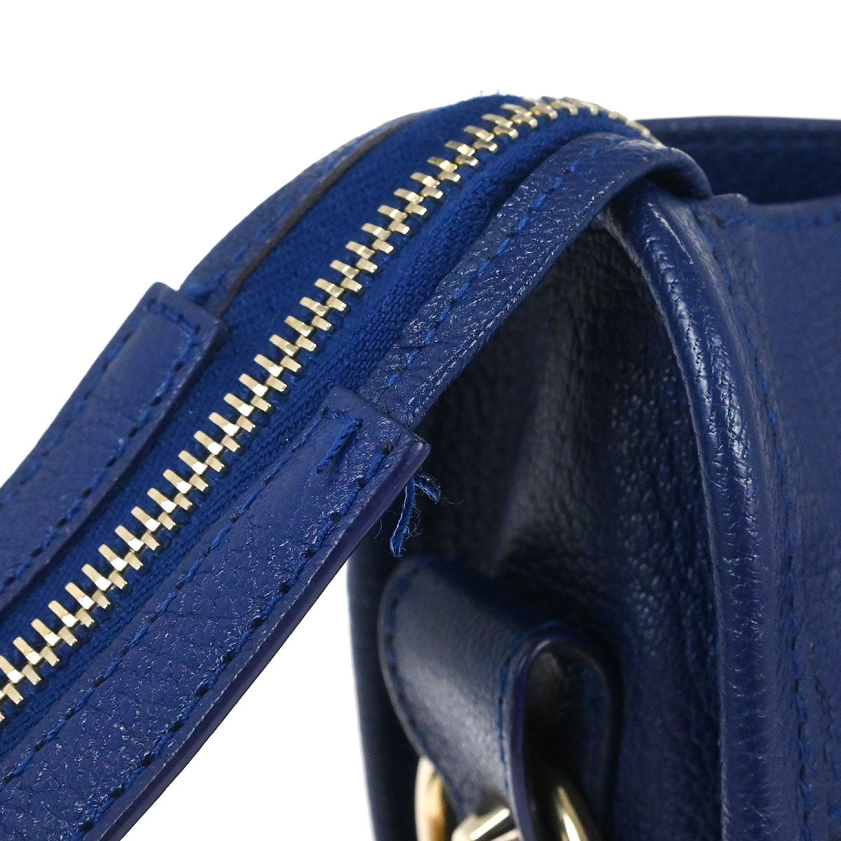 Balenciaga Blue Metallic Edge Classic City Handbag