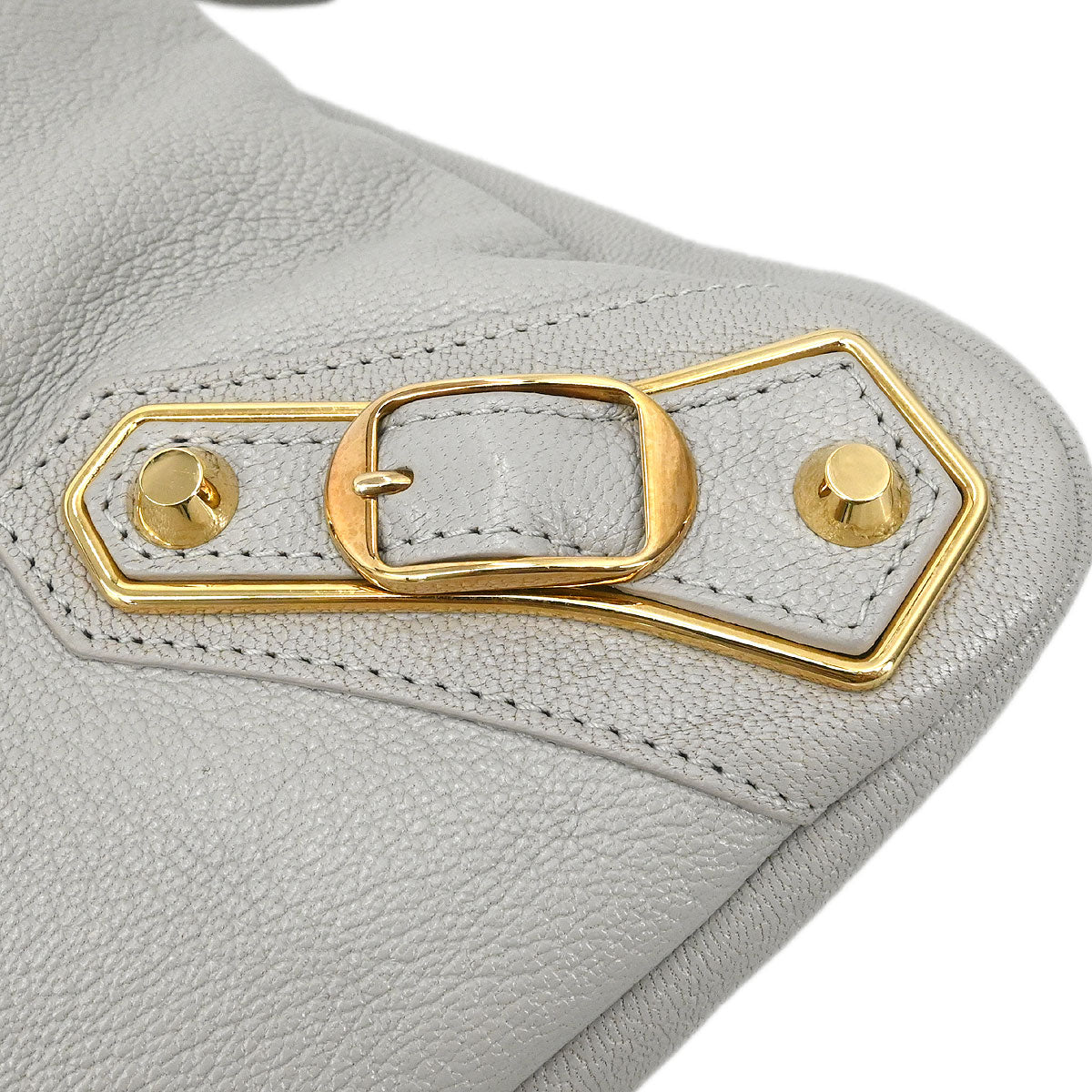 Balenciaga Gray Metallic Edge Classic Town Handbag