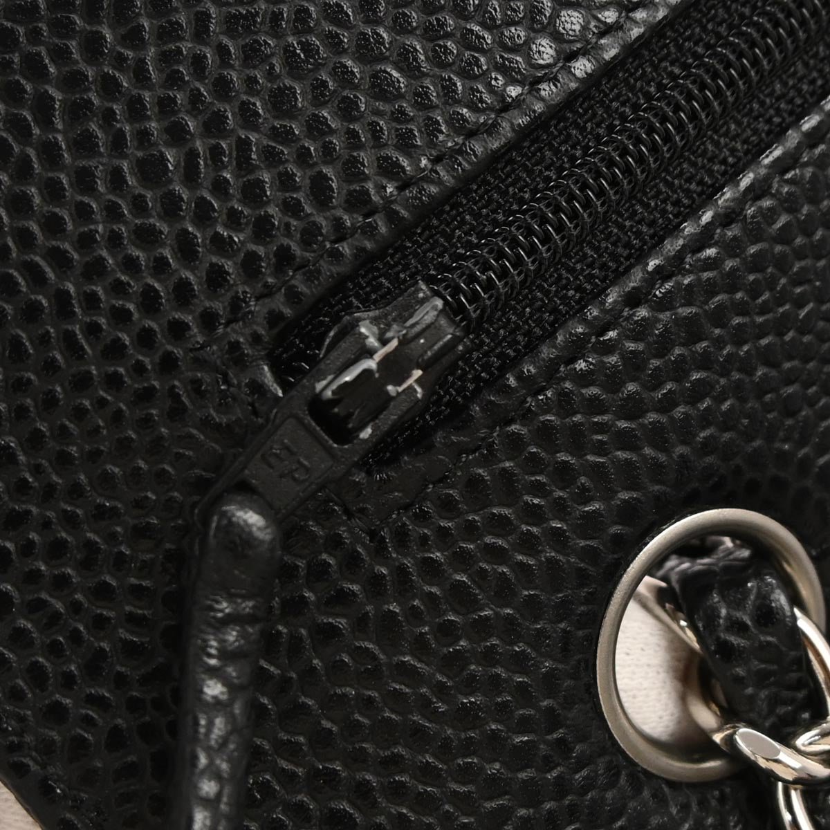 Chanel Black Caviar Skin Medium Classic Double Flap Shoulder Bag