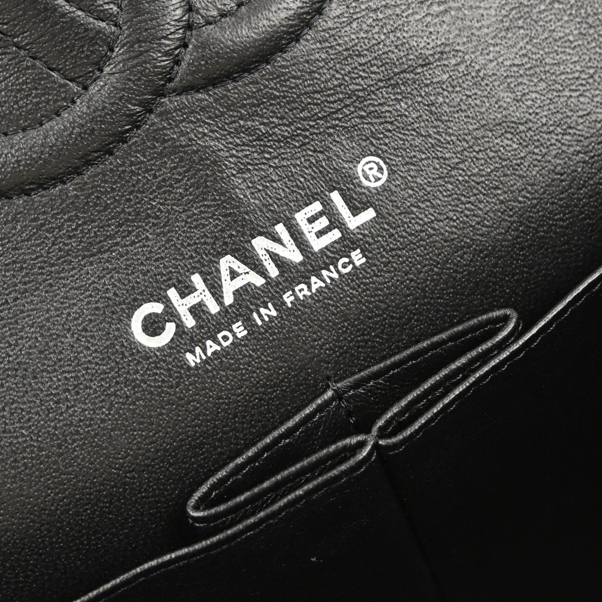 Chanel Black Caviar Skin Medium Classic Double Flap Shoulder Bag