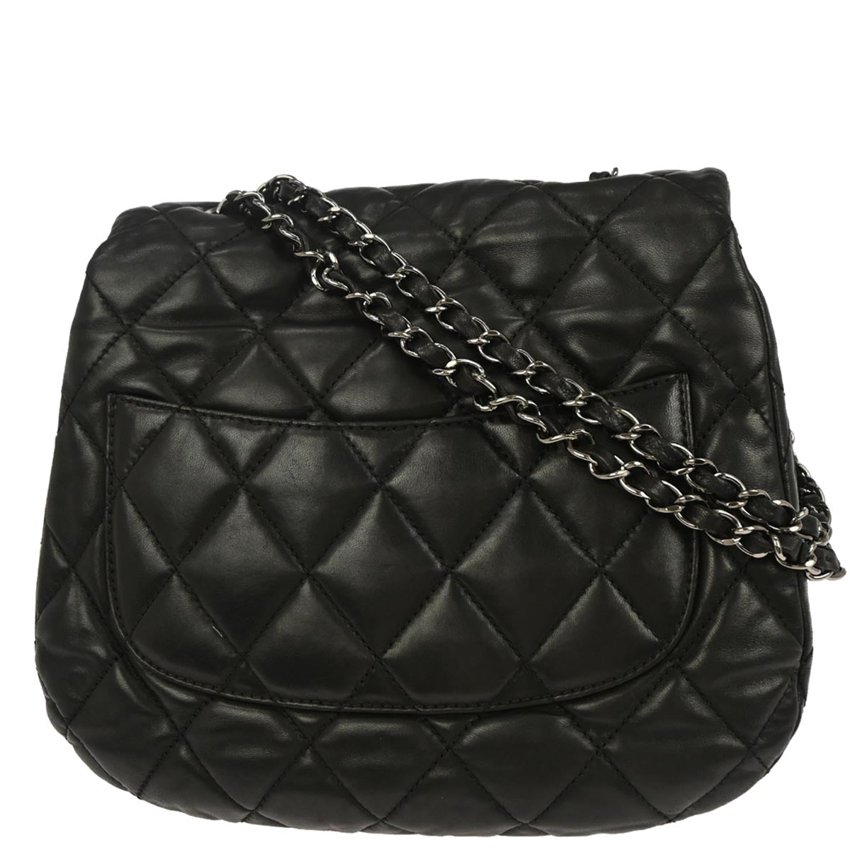 Chanel Black Lambskin Shoulder Bag