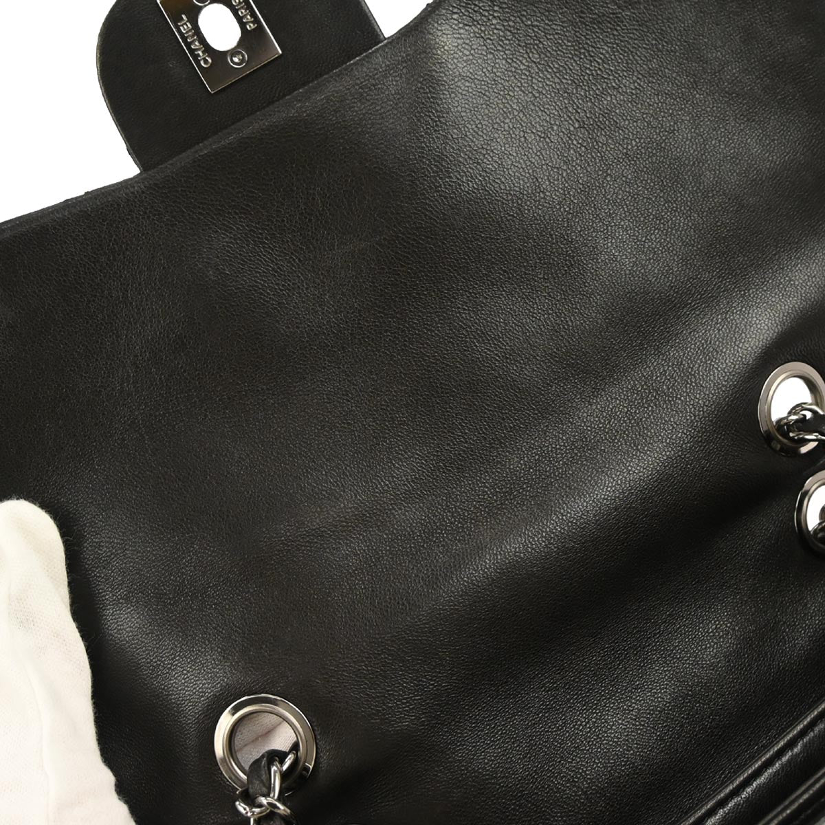 Chanel Black Lambskin Shoulder Bag