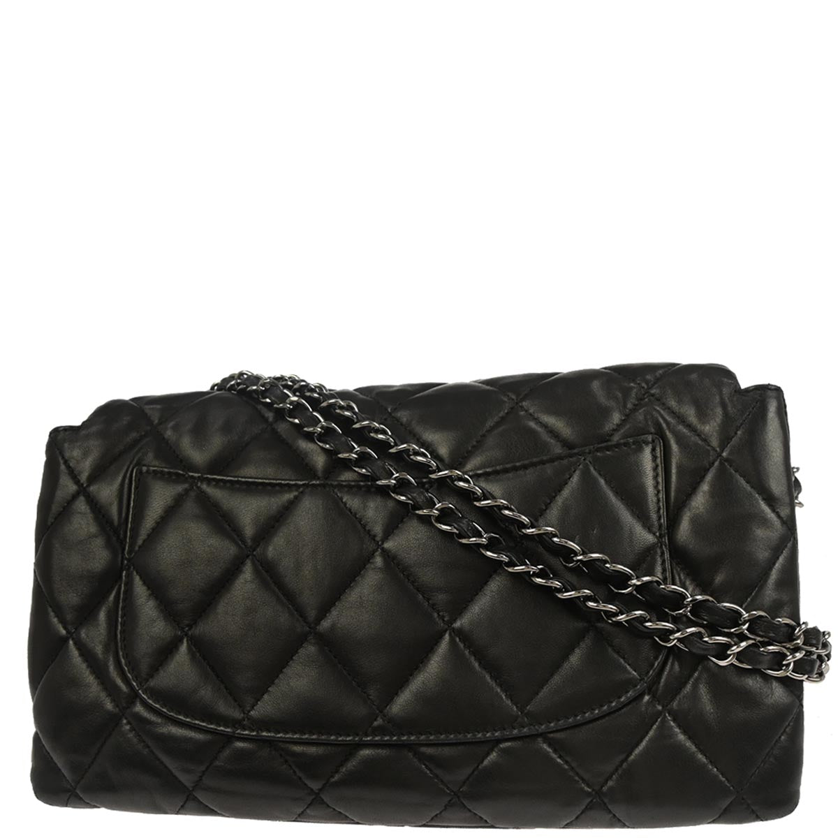 Chanel Black Lambskin Shoulder Bag