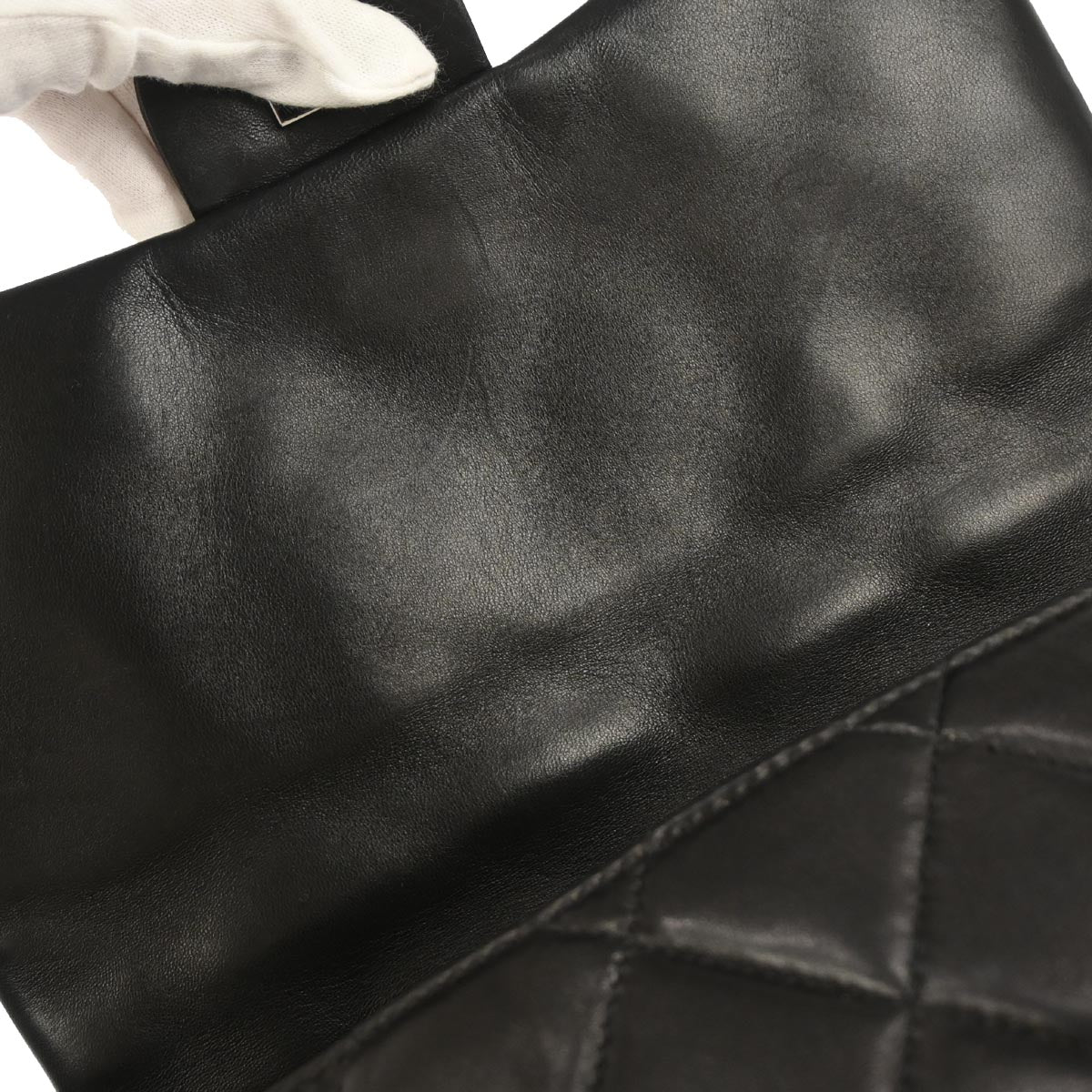 Chanel Black Lambskin Shoulder Bag