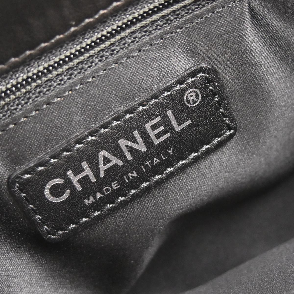Chanel Black Lambskin Shoulder Bag