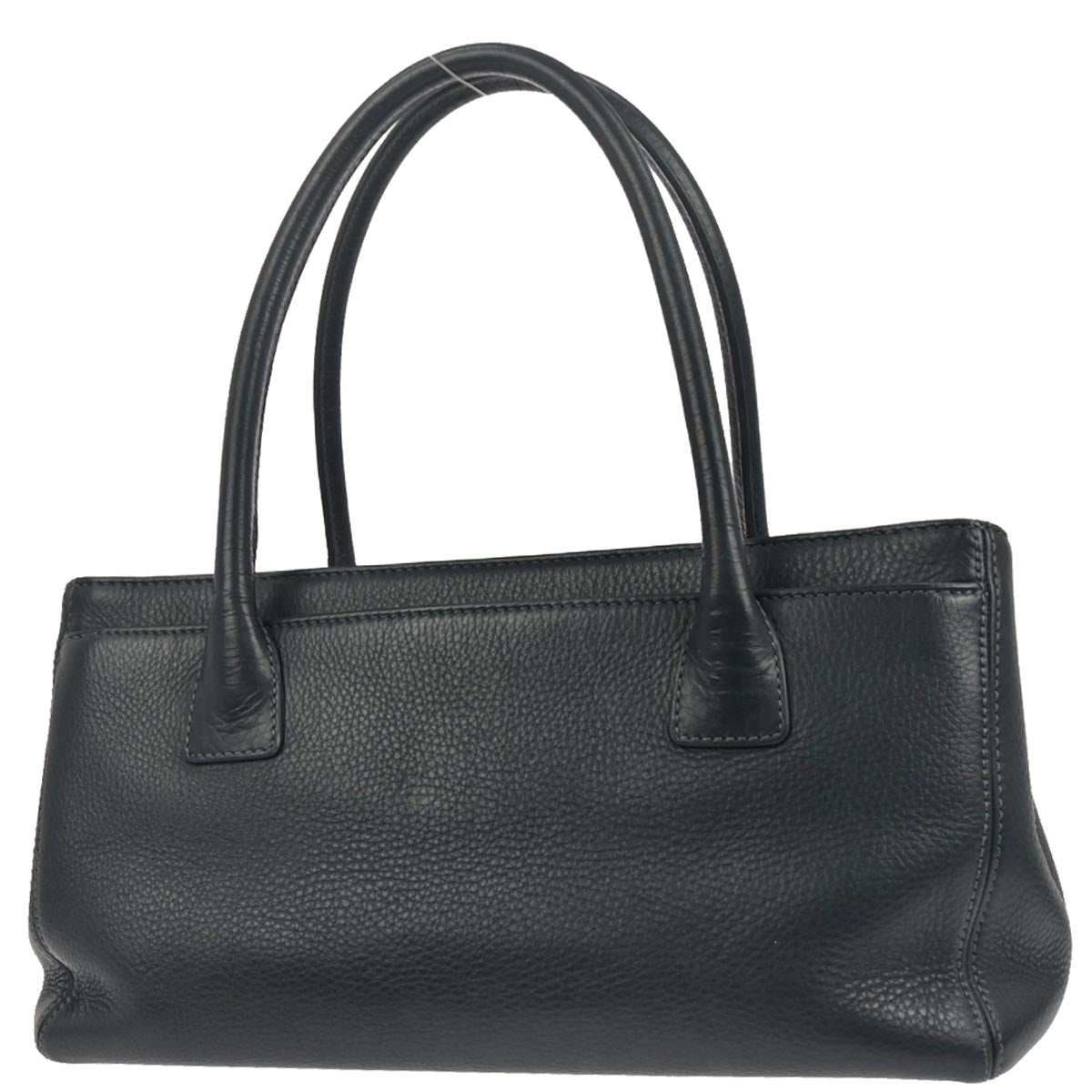 Chanel Navy Deerskin Executive Cerf Tote Bag