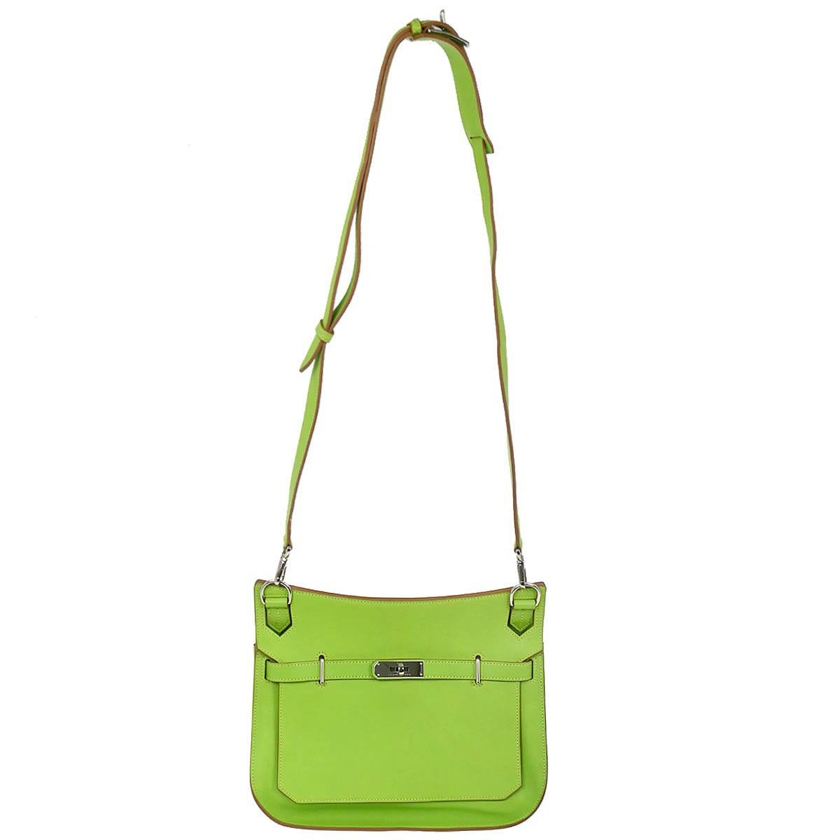 Hermes Apple Green Swift Jypsiere 28 Shoulder Bag