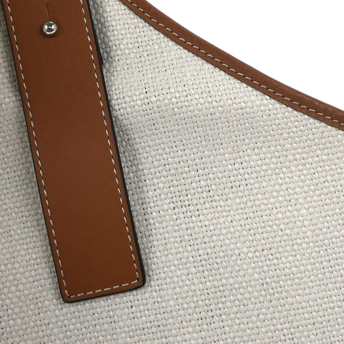 Loewe White Brown Balloon Bag Handbag