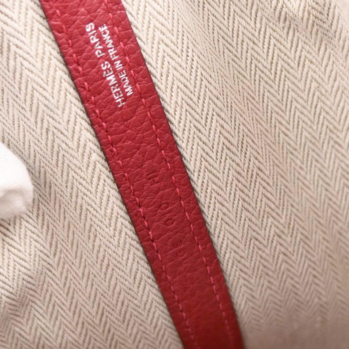 Hermes Rouge Grenade Negonda Garden Party 30 TPM Tote Handbag