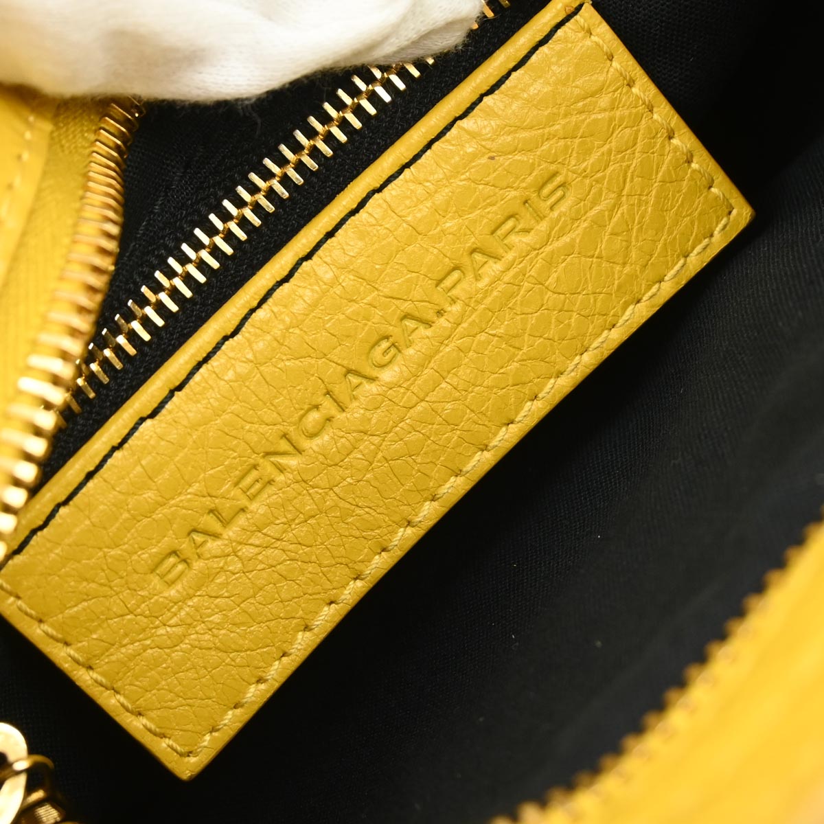 Balenciaga Yellow Lambskin The City Mini 2way Shoulder Handbag