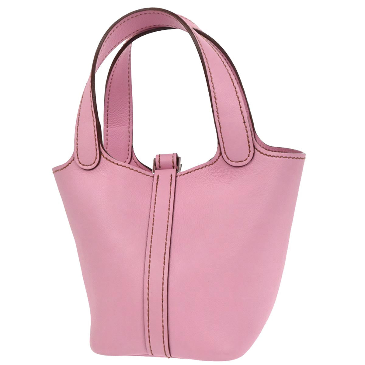 Hermes Pink Swift Picotin Lock 14 Micro Handbag