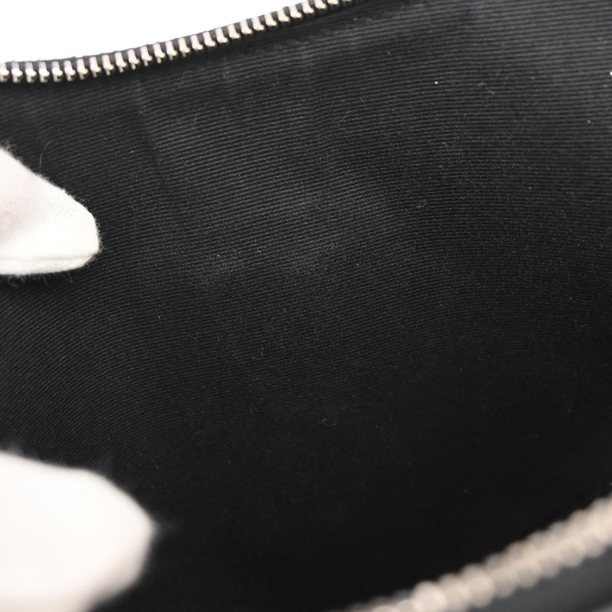Saint Laurent Black Leather Love Heart Shoulder Bag