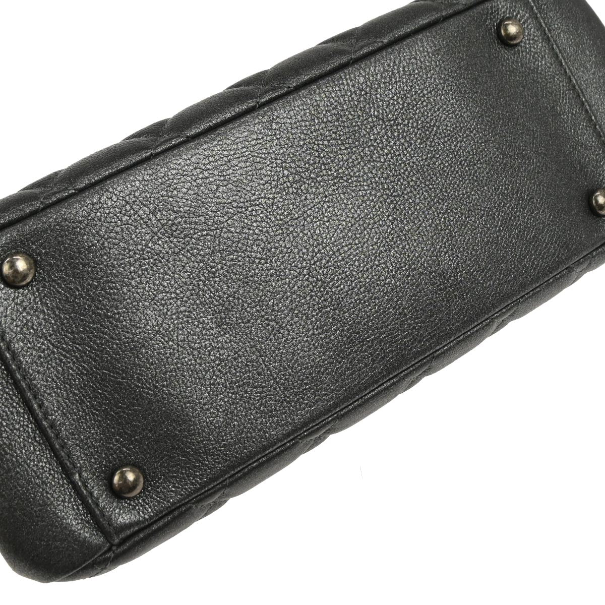 Chanel Metallic Blue Calfskin Paris-Salzburg CC Eyelet Tote Bag