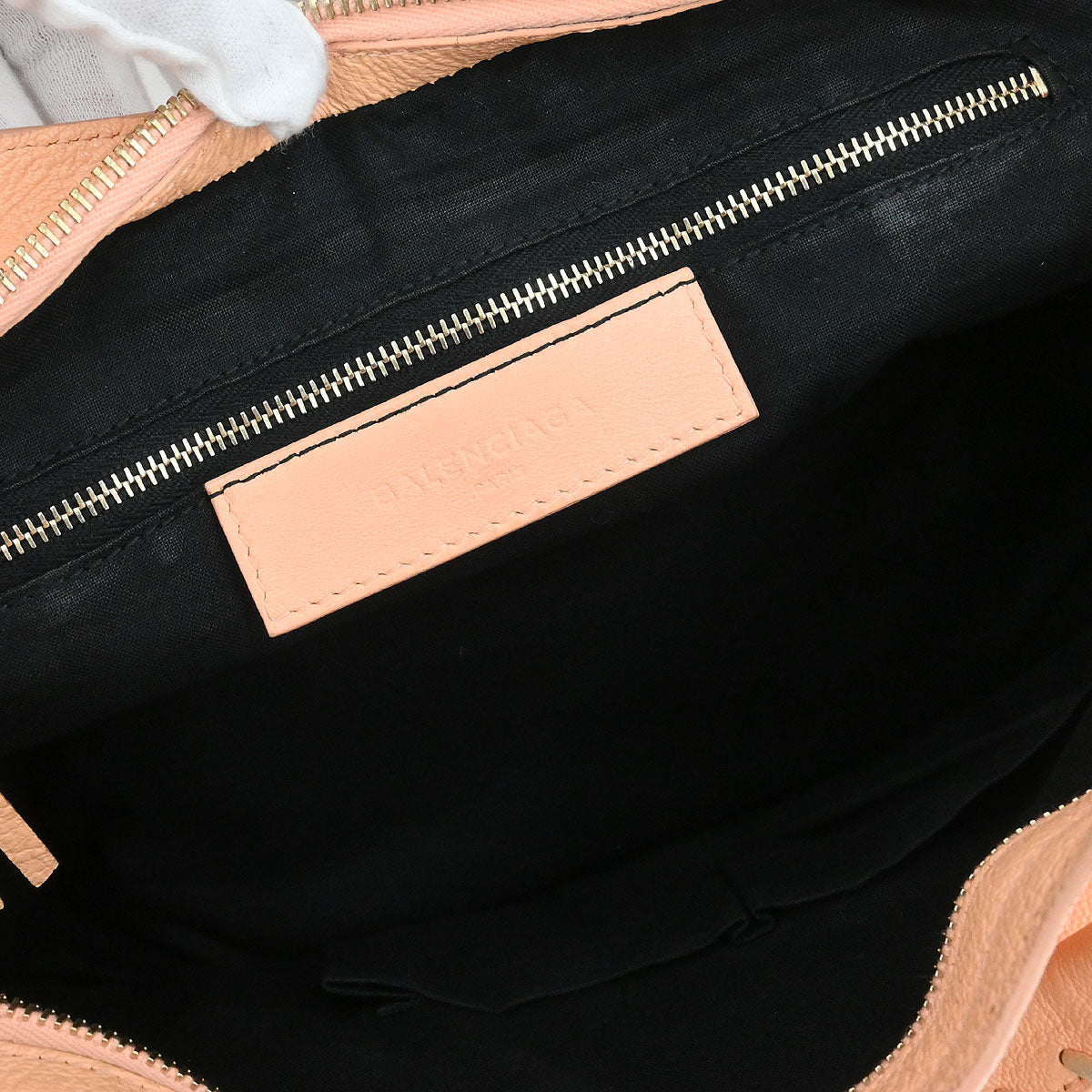 Balenciaga Pink Metallic Edge Classic City Shoulder Handbag