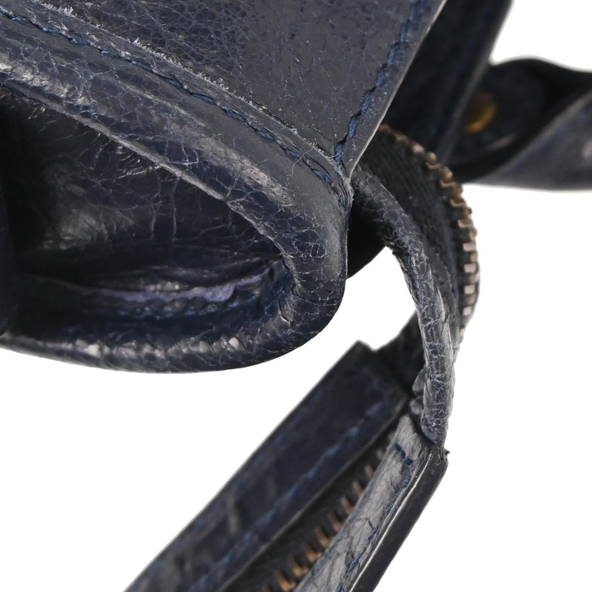 Balenciaga Navy Classic Mini City 2way Shoulder Handbag