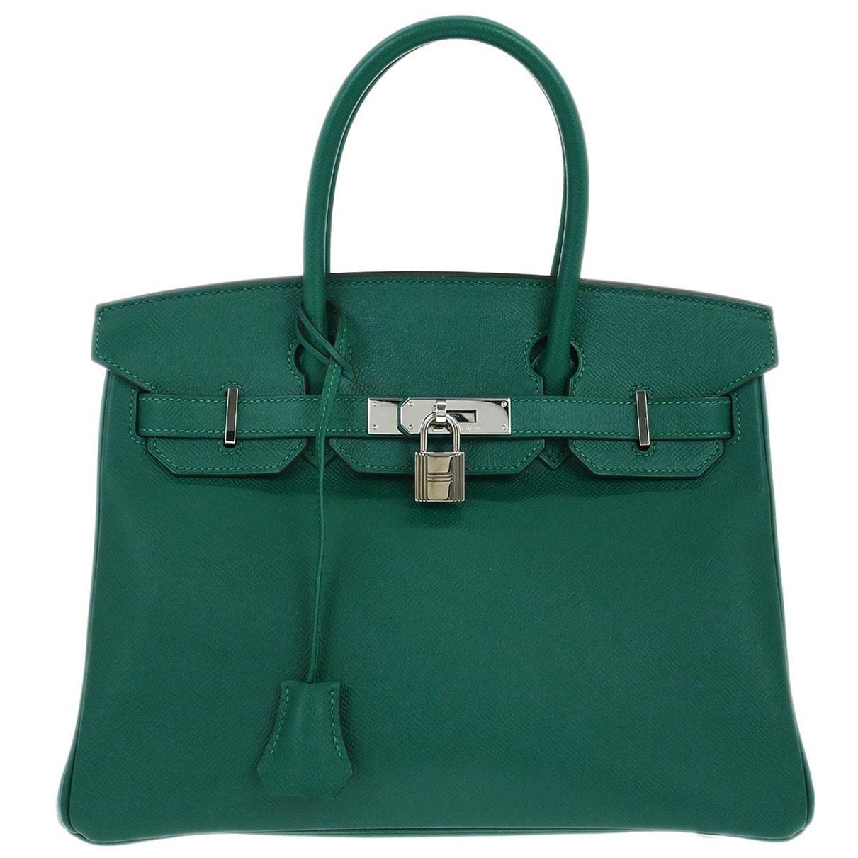 Hermes Malachite Epsom Birkin 30 Handbag