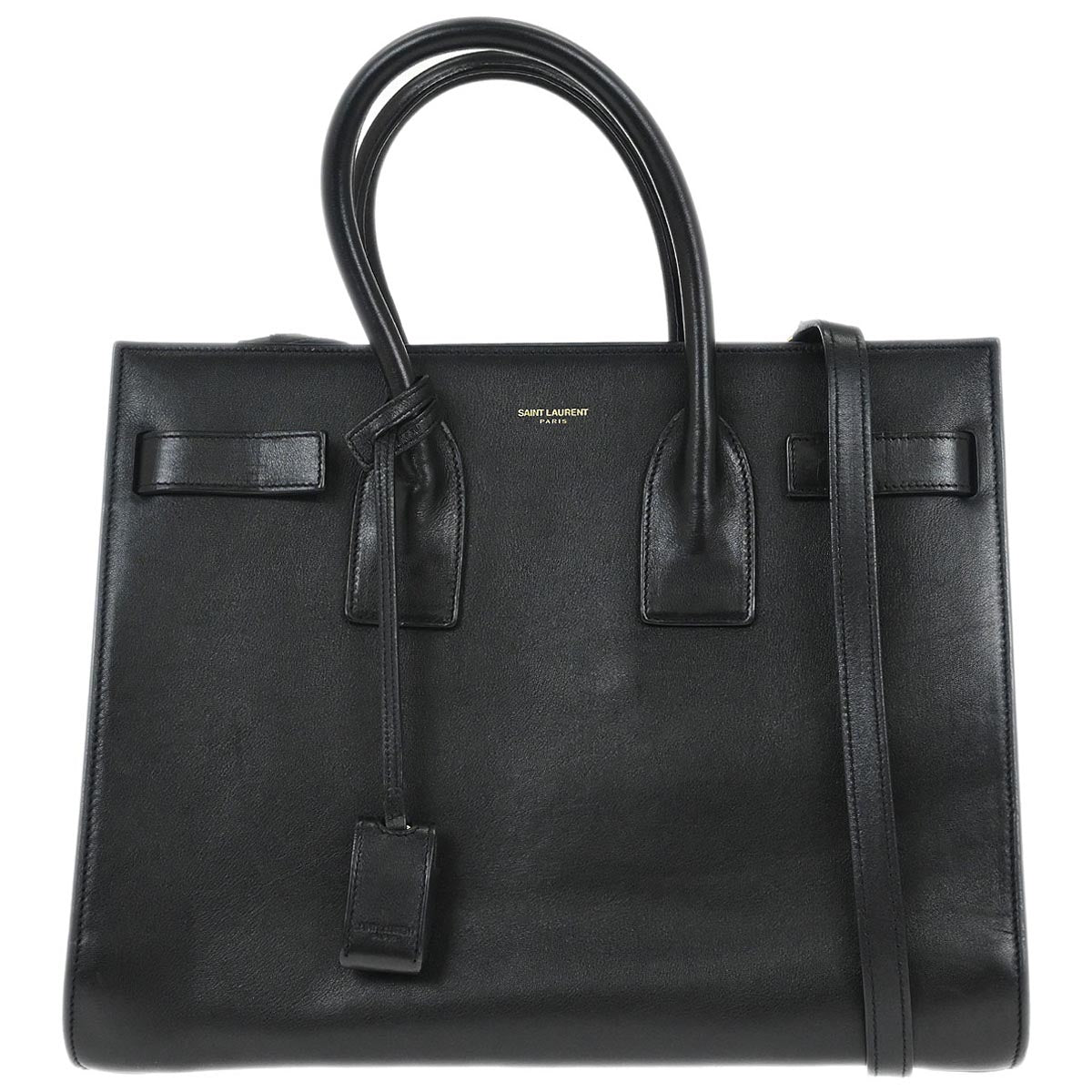Saint Laurent Black Sac de Jour Small 2way Shoulder Handbag