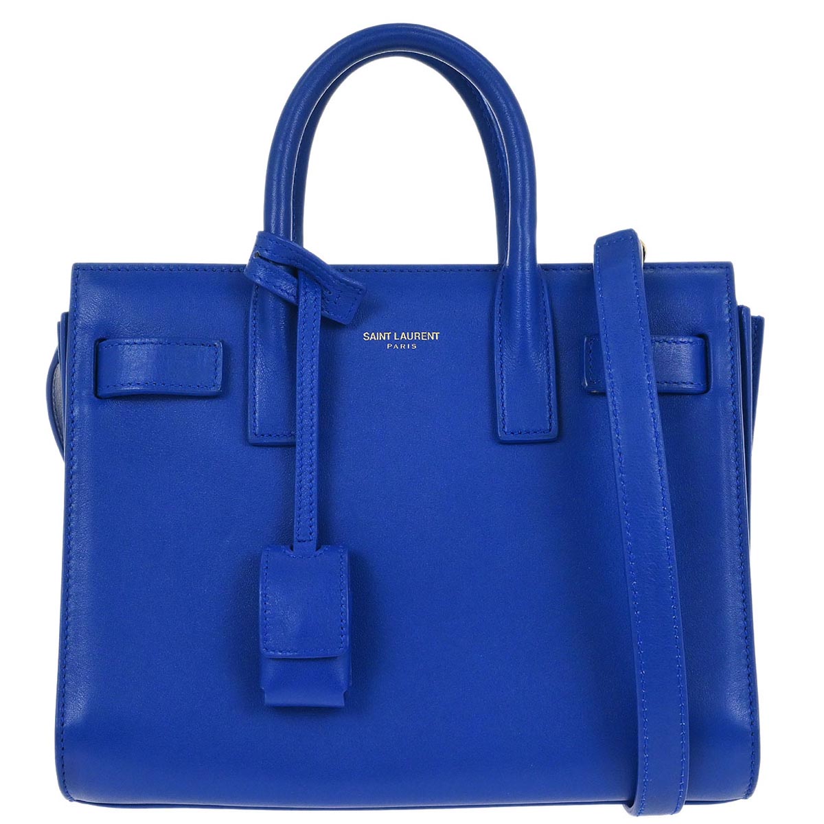 Saint Laurent Blue Sac de Jour Nano 2way Shoulder Handbag
