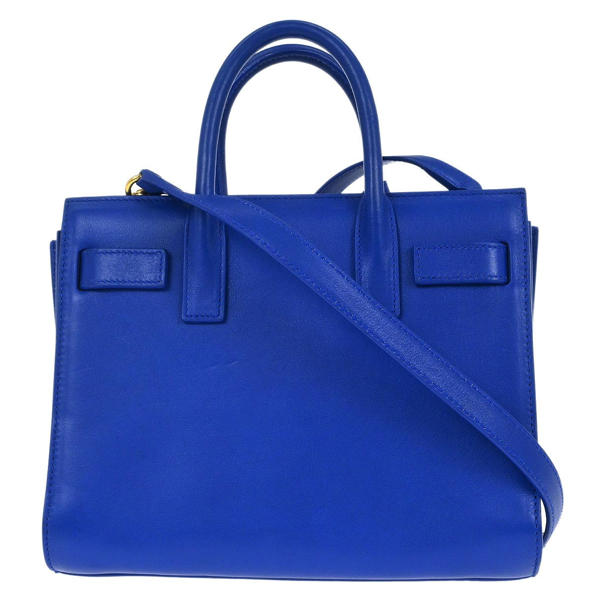 Saint Laurent Blue Sac de Jour Nano 2way Shoulder Handbag