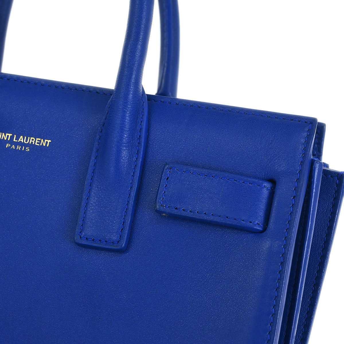 Saint Laurent Blue Sac de Jour Nano 2way Shoulder Handbag