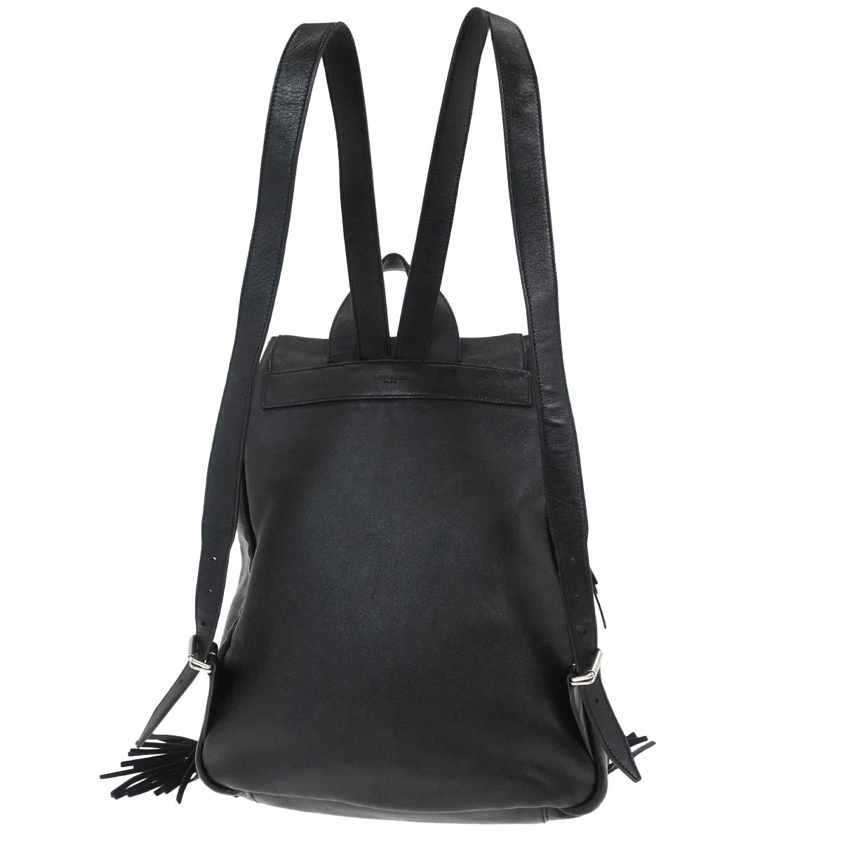 Saint Laurent Black Fringe Festival Backpack
