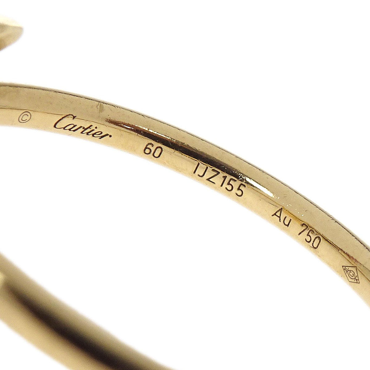 Cartier Juste Un Clou Small Model Ring Au750 #60 #59 Jewelry