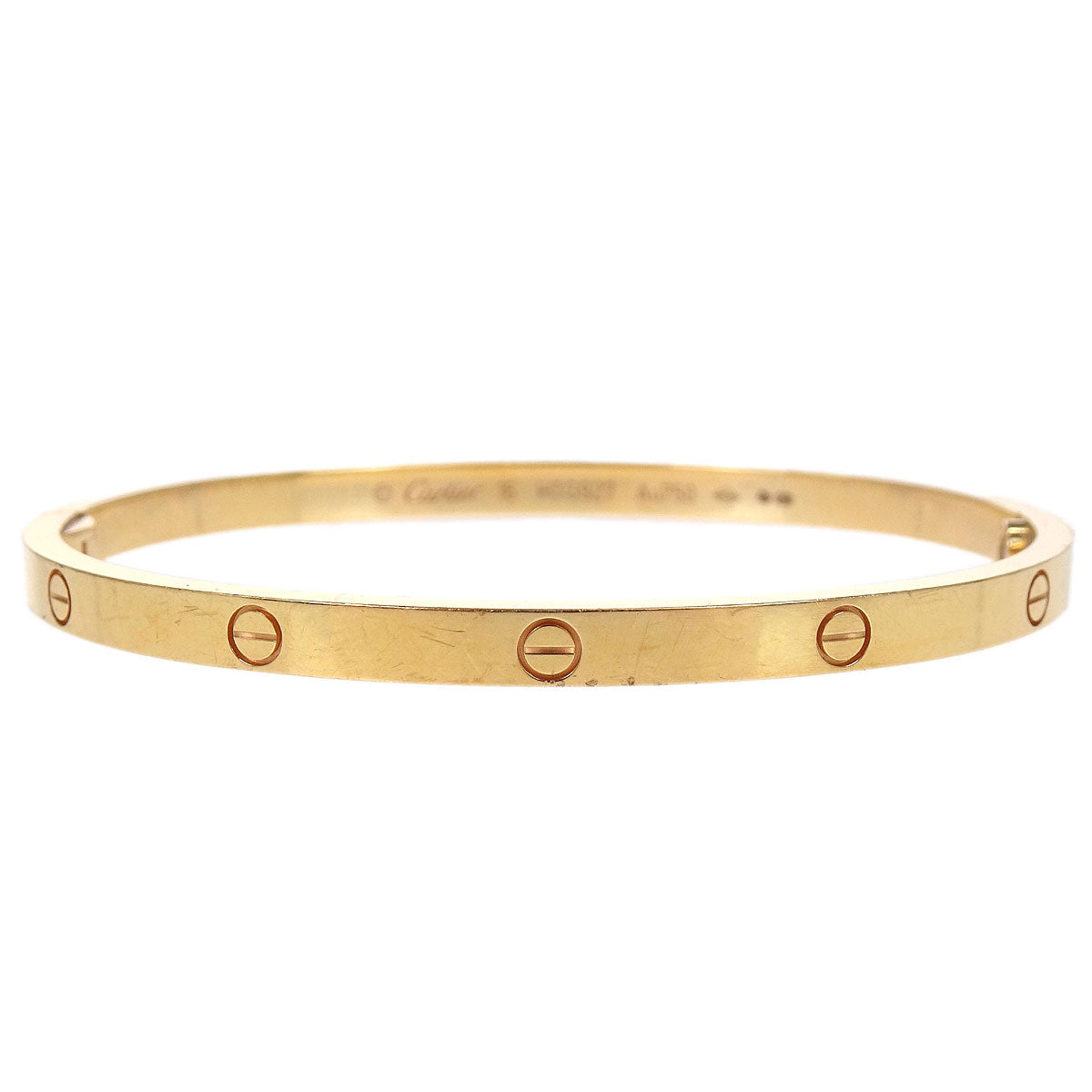 Cartier Love Bracelet Bangle Small Au750 #16 Jewelry