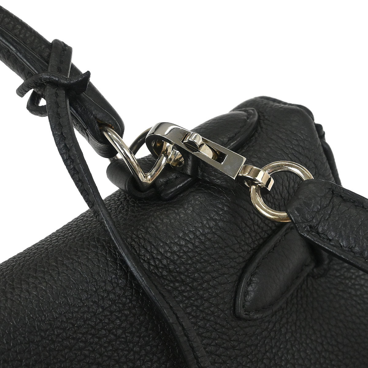 Hermes Black Togo Kelly 28 Retourne 2way Shoulder Handbag