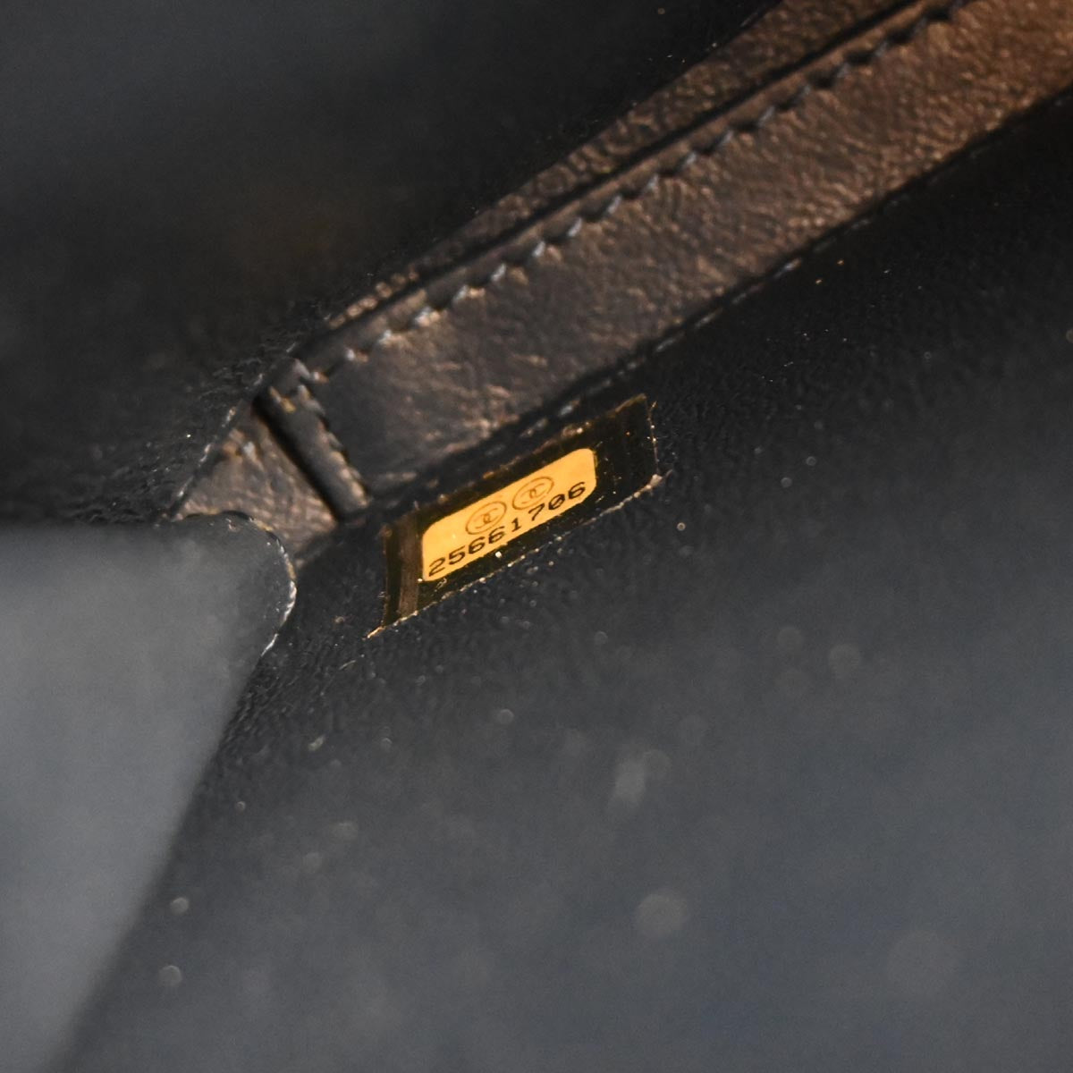 Chanel Navy Caviar CC Filigree 2way Vanity Shoulder Handbag