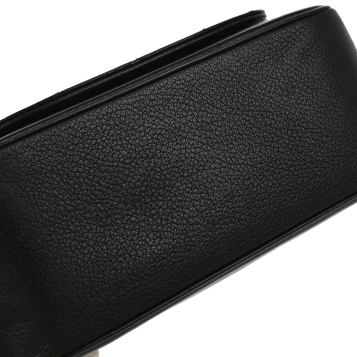 Chanel Black Calfskin Goatskin Coco Curve Vanity Bag 2way Shoulder Handbag