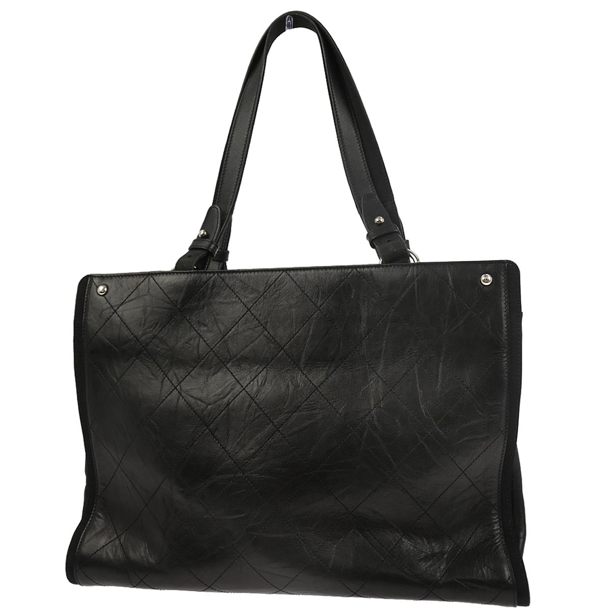 Chanel Black Calfskin Tote Bag
