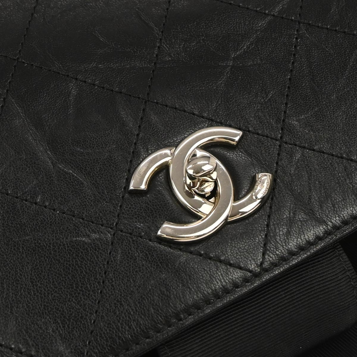Chanel Black Calfskin Tote Bag