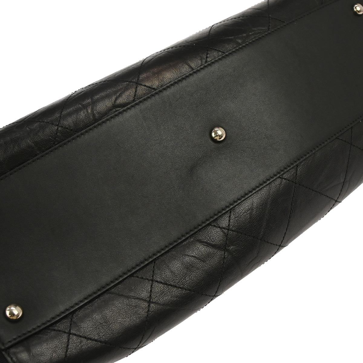 Chanel Black Calfskin Tote Bag