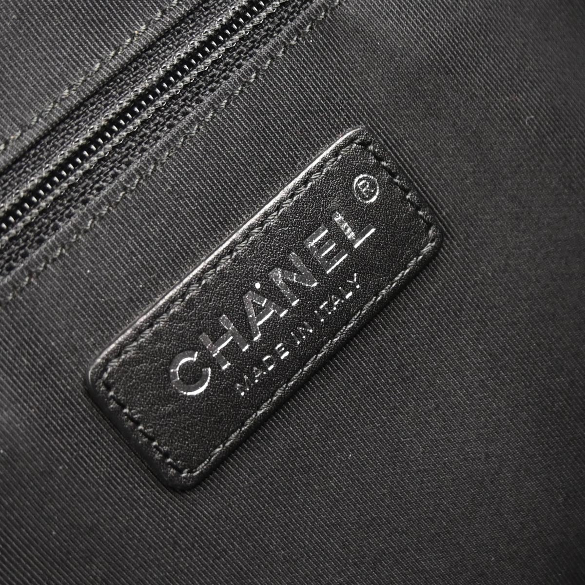 Chanel Black Calfskin Tote Bag