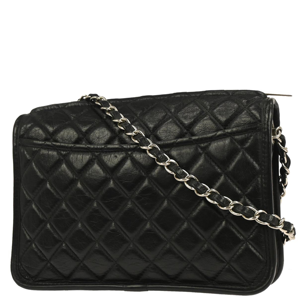 Chanel Black Calfskin Camera Bag Shoulder Bag